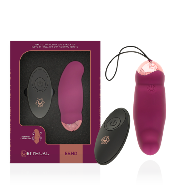 RITHUAL – esha kiaušinis nuotolinio valdymo sistema su sukimu + vibracija - Image 2