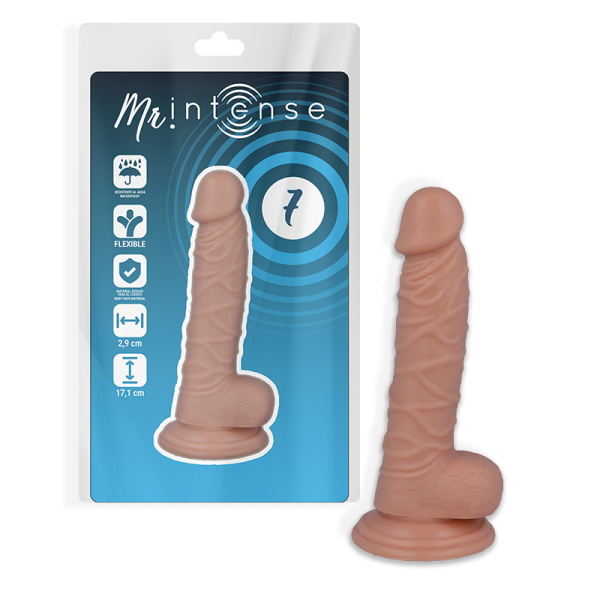 MR. INTENSE – MR. INTENSE - 7 realistiškas penisas 17.1 cm -o- 2.9 cm