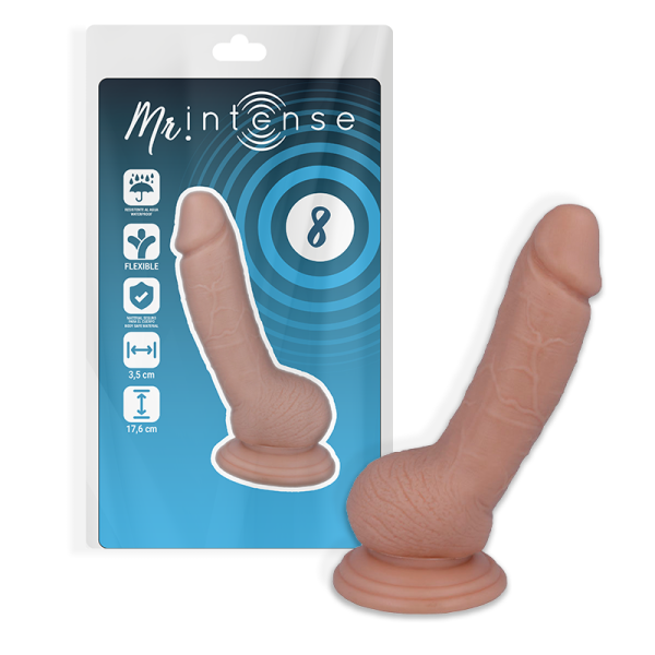 MR. INTENSE – mr intense - 8 realistiškas penisas 17.6 cm -o- 3.5 cm