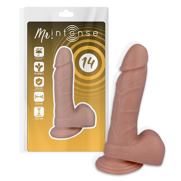 MR. INTENSE – MR. INTENSE - 14 realistiškas penisas 18.5 cm -o- 3.8 cm