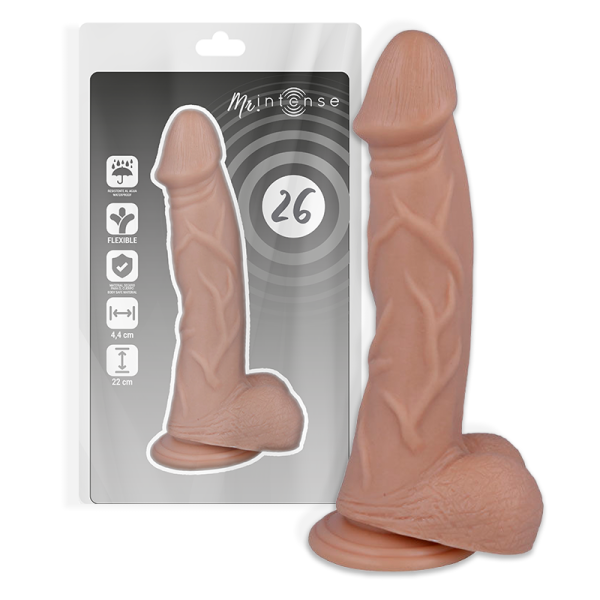 MR. INTENSE – mr intense - 26 realistiškas penisas 22 cm -o- 4.4 cm
