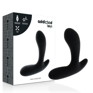 ADDICTED TOYS – analinis masažuoklis juodas vibracija