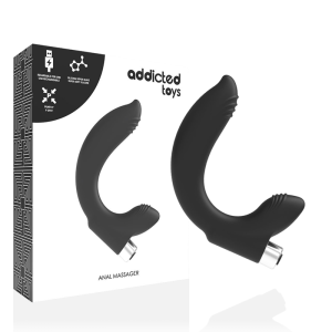 ADDICTED TOYS – įkraunamas prostatos vibratorius modelis 7 - juodas