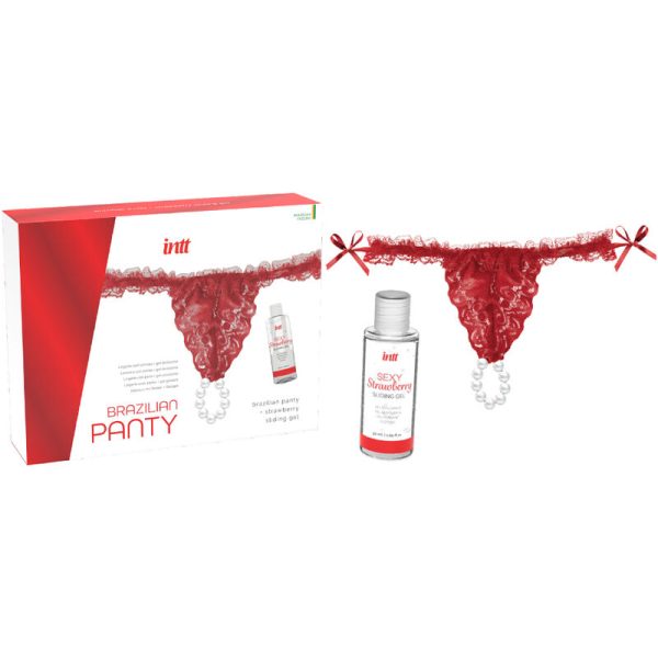 INTT RELEASES – brazilian red panty with pearls and lubricating gel 50 ml - Image 3