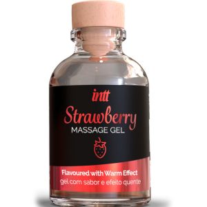 INTT MASSAGE & ORAL SEX - Braškių skonio masažo gelis