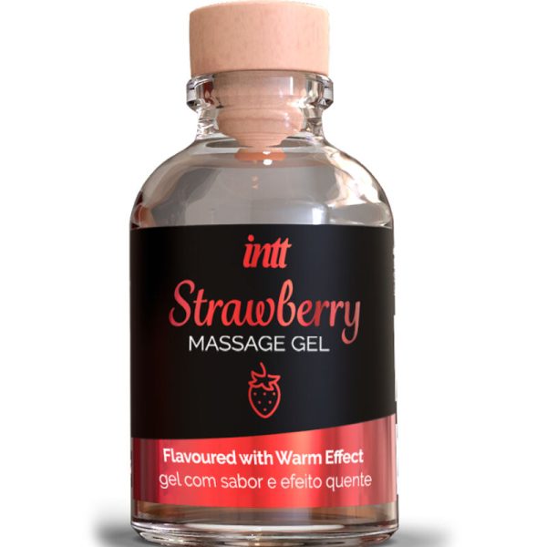 INTT MASSAGE & ORAL SEX – karštas braškių aromato masažo gelis