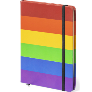 PRIDE – lgbt vėliavos užrašų knyga 15 x 21