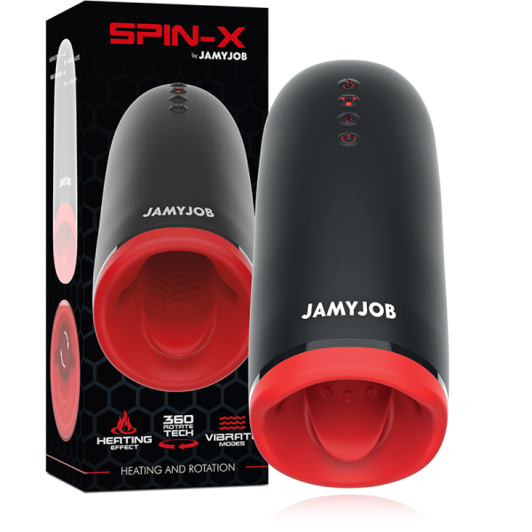 JAMYJOB – spin-x šildantis ir sukamas masturbatorius