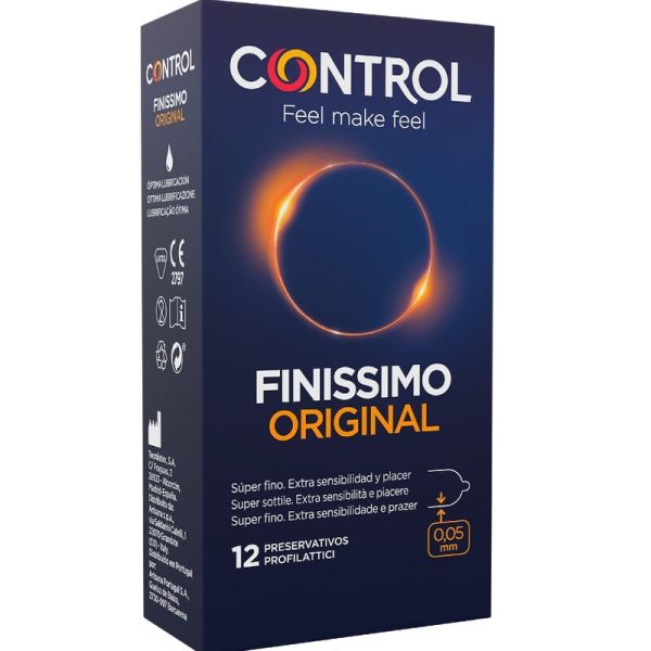 CONTROL CONDOMS – control - finissimo prezervatyvai 12 vienetų