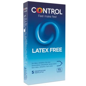 CONTROL CONDOMS – control - be latexo kondomai 5 vienetai