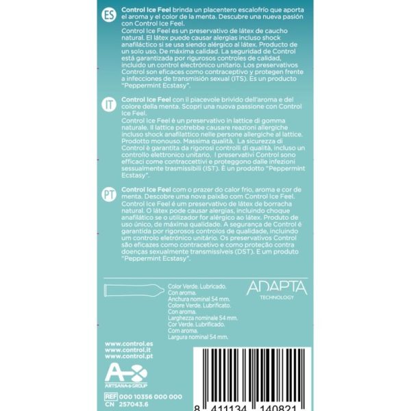 CONTROL CONDOMS – control - šalto jautimas 10 vienetų - Image 2
