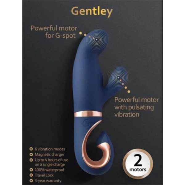 G-VIBE – gentley g-spot vibratorius karibų mėlynė - Image 2