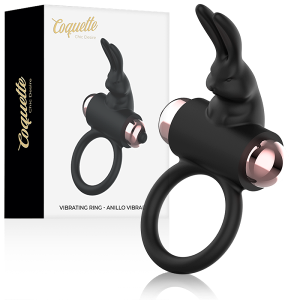COQUETTE TOYS – coquette chic desire - varpa su vibratorium juodas/auksinis