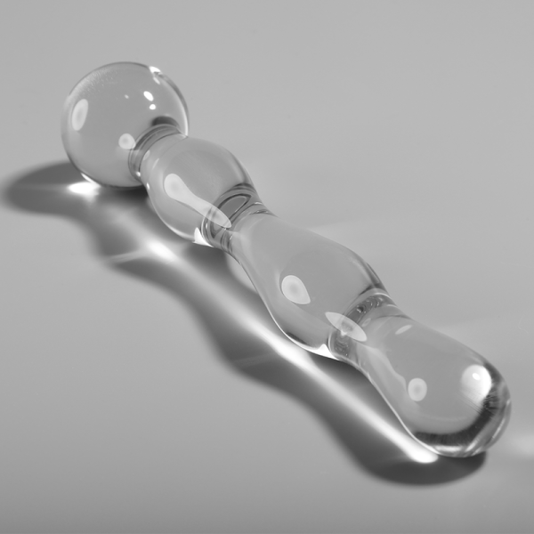NEBULA SERIES BY IBIZA – modelis 13 dildo iš borosilikato stiklo aiškus 18 cm -o- 3.5 cm - Image 2