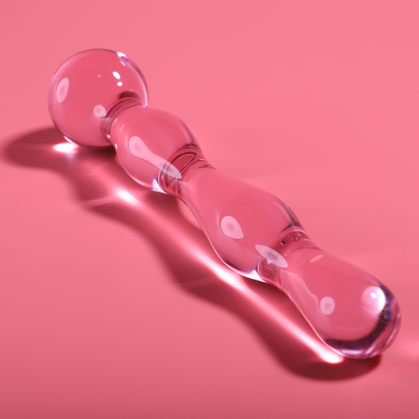 NEBULA SERIES BY IBIZA – modelis 13 dildo iš borosilikato stiklo rožinis 18 cm -o- 3.5 cm - Image 2