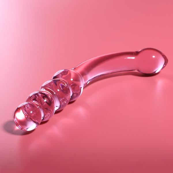 NEBULA SERIES BY IBIZA – modelis 14 dildo iš borosilikato stiklo rožinis 18.5 cm -o- 3 cm - Image 2