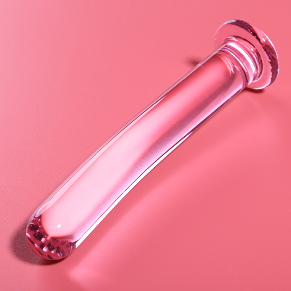 NEBULA SERIES BY IBIZA – modelis 17 dildo iš borosilikato stiklo rožinis 18,5 cm -o- 3 cm - Image 2