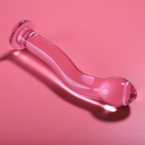 NEBULA SERIES BY IBIZA – modelis 18 dildo iš borosilikato stiklo rožinis 18.5 cm -o- 3.5 cm - Image 2