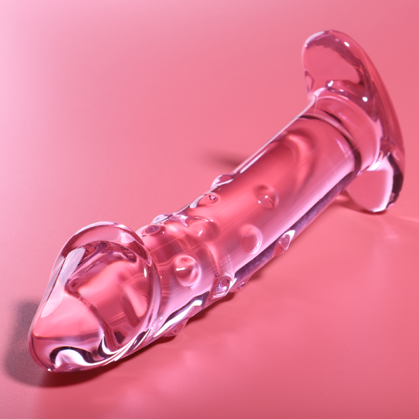 NEBULA SERIES BY IBIZA – modelis 19 dildo borosilikatinis stiklas rožinis 18.5 cm -o- 4 cm - Image 2