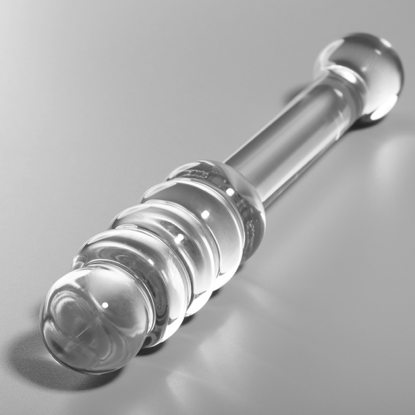 NEBULA SERIES BY IBIZA – modelis 20 dildo iš borosilikato stiklo aiškus 20.5 cm -o- 3 cm - Image 2