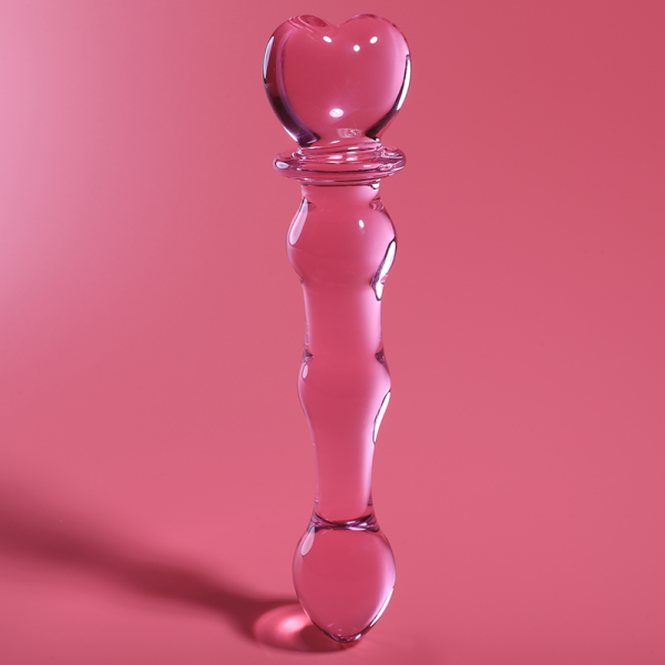 NEBULA SERIES BY IBIZA – modelis 21 dildo iš borosilikato stiklo rožinis 20.5 cm -o- 3.5 cm - Image 2