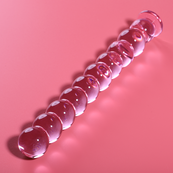 NEBULA SERIES BY IBIZA – modelis 22 dildo iš borosilikato stiklo rožinis 21.5 cm -o- 2.5 cm - Image 2