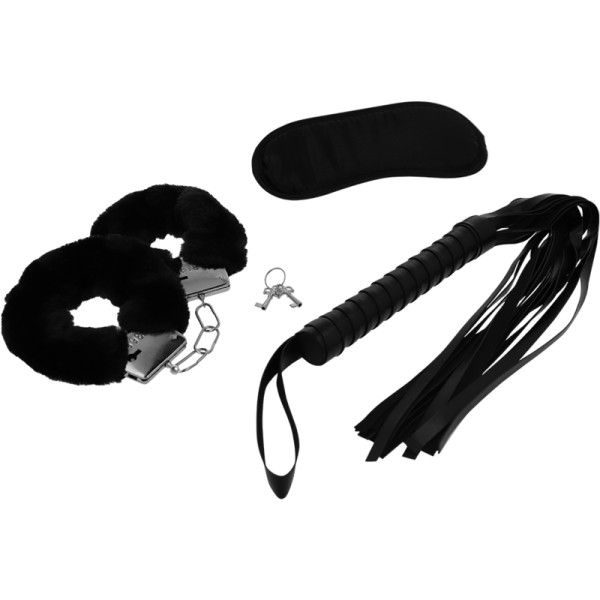 INTENSE FETISH – intense - fetish erotinis žaidimų rinkinys 1 su anklestėmis, akląja masete ir kalvos - Image 2