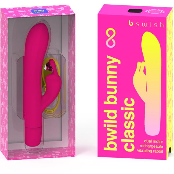 B SWISH – bwild bunny infinite classic įkraunamas vibratorius rožinis silikonas - Image 2