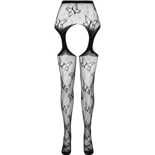 PASSION WOMAN GARTER & STOCK – passion - eko kolekcija kūno kostiumas eko s001 raudonas - Image 3