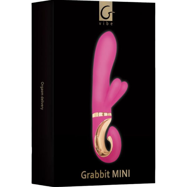 G-VIBE – grabbit mini rožinis silikoninis vibratorius - Image 3