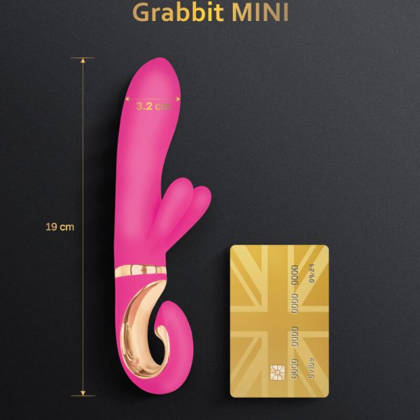 G-VIBE – grabbit mini rožinis silikoninis vibratorius - Image 2