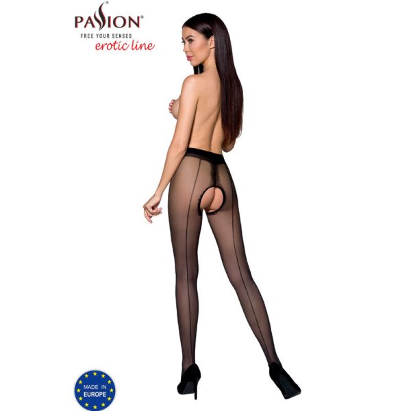 PASSION WOMAN GARTER & STOCK – aistra - tiopen 022 juodi puskojai 3/4 20 den - Image 2