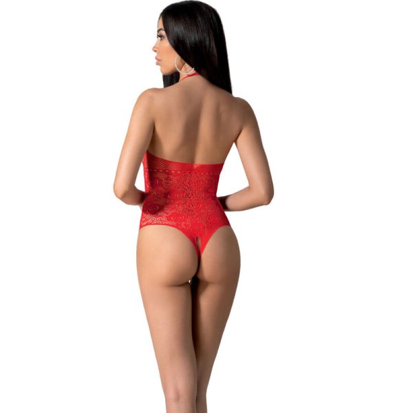 PASSION WOMAN BODYSTOCKINGS – passion - bs094 raudona bodystocking vieno dydžio - Image 2