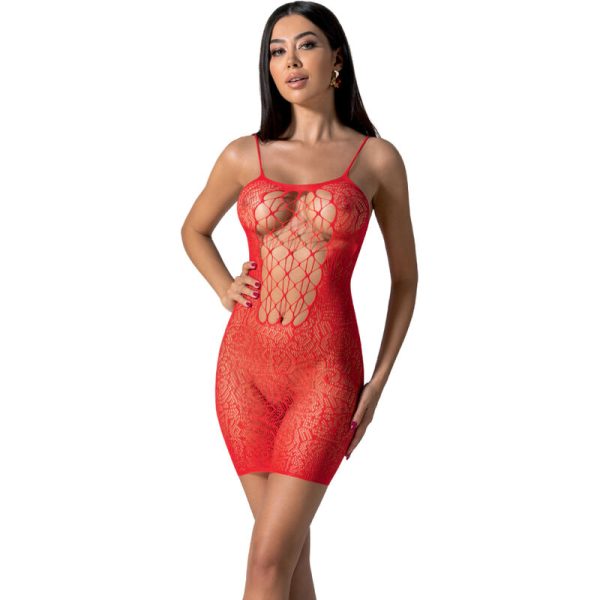 PASSION WOMAN BODYSTOCKINGS – aistringas - bs096 raudonas bodystocking vienas dydis