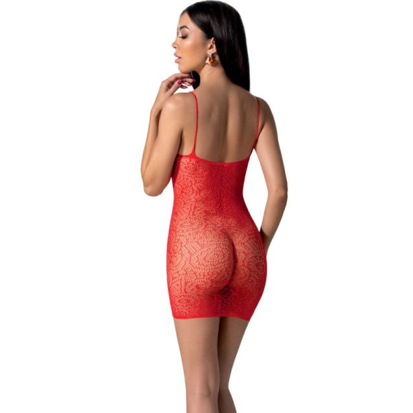 PASSION WOMAN BODYSTOCKINGS – aistringas - bs096 raudonas bodystocking vienas dydis - Image 2