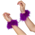 SECRETPLAY 100% FETISH - Violetinės marabou antrankiai