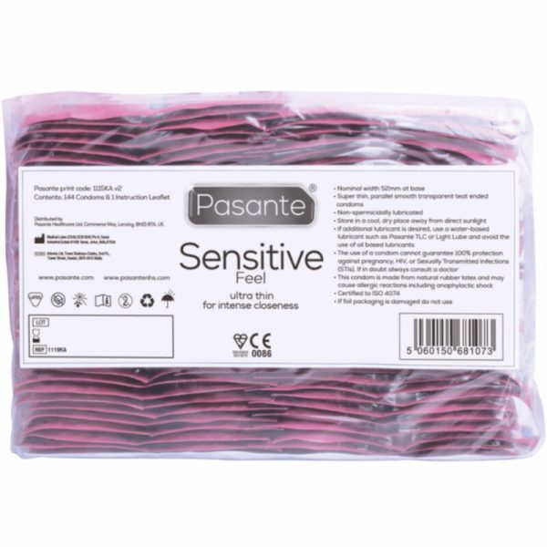 PASANTE – prezervatyvai jautrumui pakuotėje 144 vienetai - Image 3