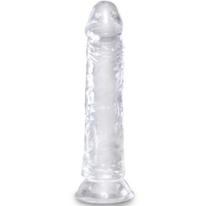 KING COCK - Skaidrus realistiškas dildo 19.7 cm