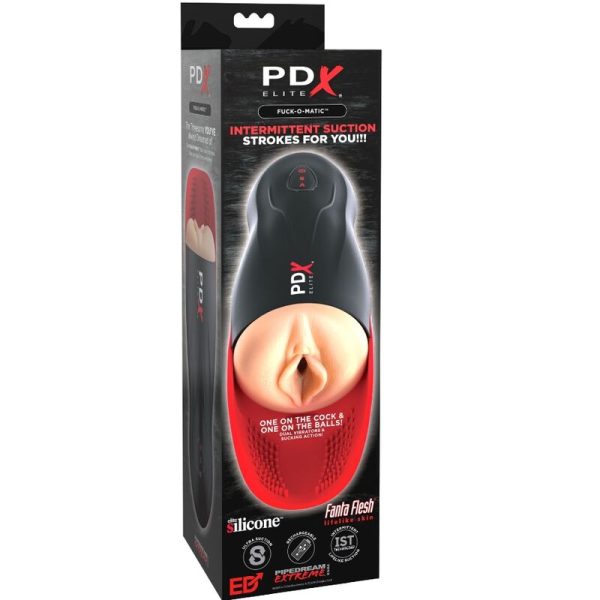 PDX ELITE – stroker fuck-o-matic vagina duble vibracijos penisui ir kiaušiniams - Image 3