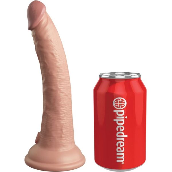 KING COCK – elite realistiškas silikoninis dildas 17.8 cm