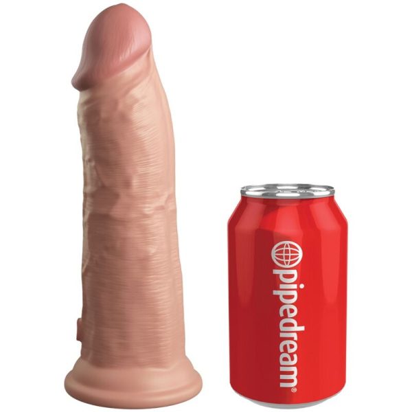 KING COCK – elitinis realistiškas vibruojantis dildas silikonas 20.3 cm