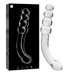 NEBULA SERIES BY IBIZA - MODEL 14 Borosilicate Glass Dildo