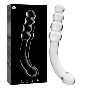 NEBULA SERIES BY IBIZA - MODEL 14 Borosilicate Glass Dildo