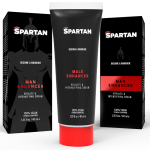 SPARTAN – pora gelis vyrų jėgai ir intensyvumui 100% veganų kremas