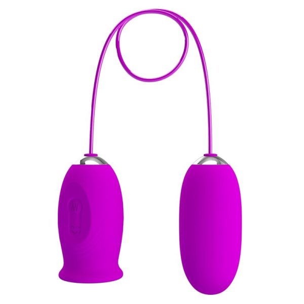 PRETTY LOVE FLIRTATION – pretty love - ramunė dual egzempletas įkraunamas vibratorius purpurinis