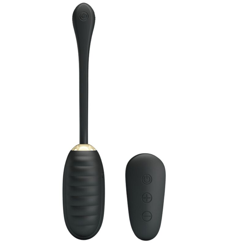 PRETTY LOVE SMART – pretty love - doreen luxusinis įkraunamas vibratorius juodas su nuotoliniu valdymu