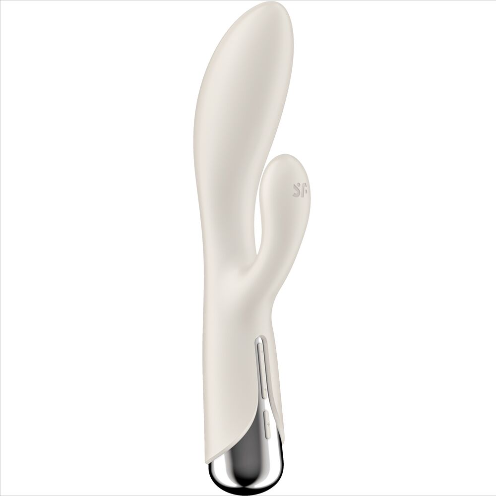 SATISFYER VIBRATOR – satisfyer - sukinės triušio vibratorius 1 klitoriaus ir g-punkto stimuliacijai beige