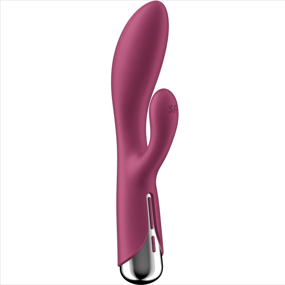 SATISFYER VIBRATOR – satisfyer - sukamas triušis 1 klitoriaus ir raudonos g-punkto stimuliacija
