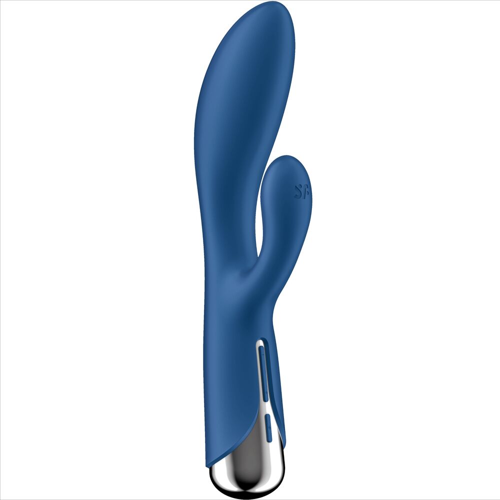 SATISFYER VIBRATOR – satisfyer - sukamas triušis 1 kliutoriaus ir g-punkto stimuliacijai mėlynas