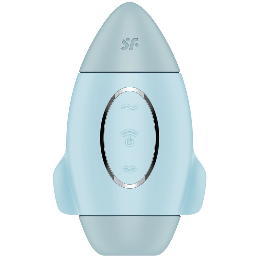 SATISFYER VIBRATOR – satisfyer - mission control mėlynas mažas duble impulsų vibratorius